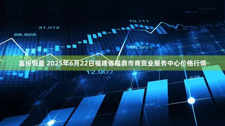 富投恒盈 2025年6月22日福建省福鼎市商贸业服务中心价格行情