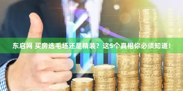 东启网 买房选毛坯还是精装?这5个真相你必须知道!